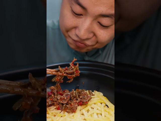 Preserved pork with preserved vegetables |TikTok Video|Eating Spicy Food and Pranks||Funny Mukbang