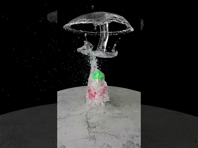 Slow Motion Splash: Water Balloons in Action