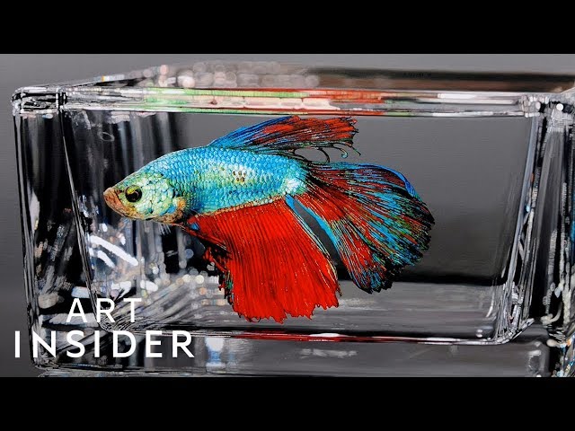 Making Hyperrealistic Animal Paintings Glazed In Resin | Master Craft