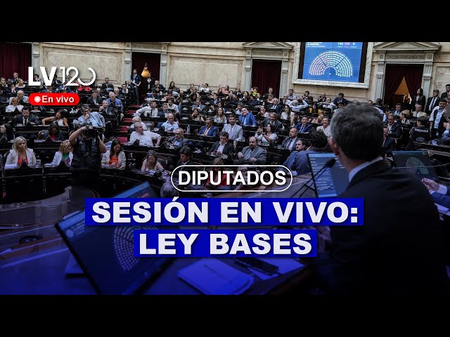 EN VIVO | LEY BASES: SESIÓN EN DIPUTADOS