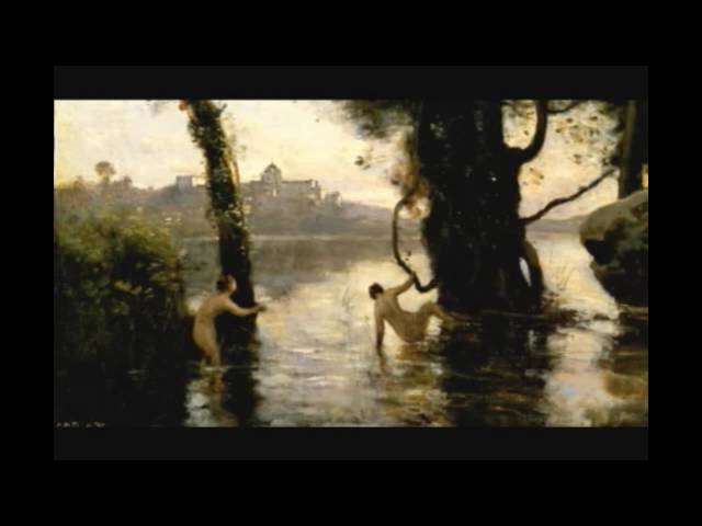 Camille Corot, "The Bathers of the Borromean Isles," c. 1865-70