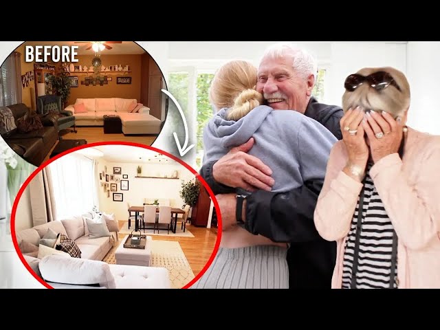 Surprising My Grandparents Transforming Their Old House to New!!