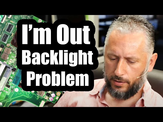 Notorious Asus Laptop Black screen - No Backlight Repair Drove me Crazy