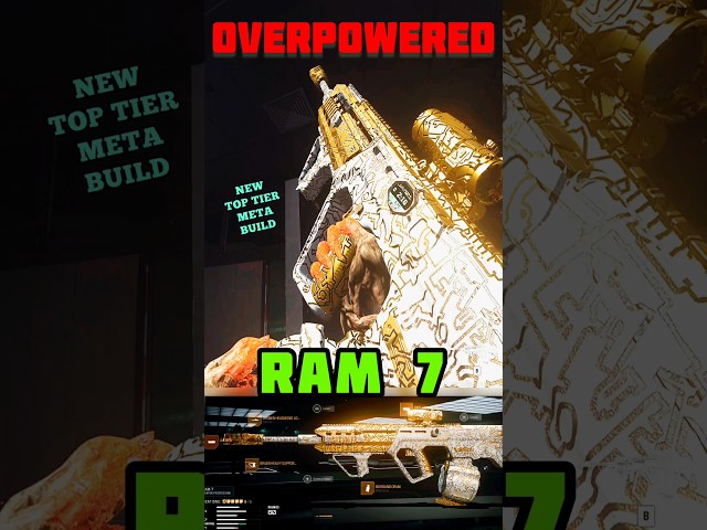 This *RAM 7* Build is DOMINATING 🔥 | Best Class Setup | META | MW3 | COD WARZONE #shorts #viral