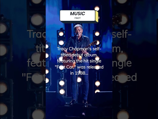 Music Fact: Tracy Chapman #youtubeshorts #youtube #viral #music