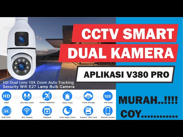 REVIEW JUJUR! CCTV Dual Kamera HD Termurah tapi premium | Pasang Mudah aplikasi V380 Pro