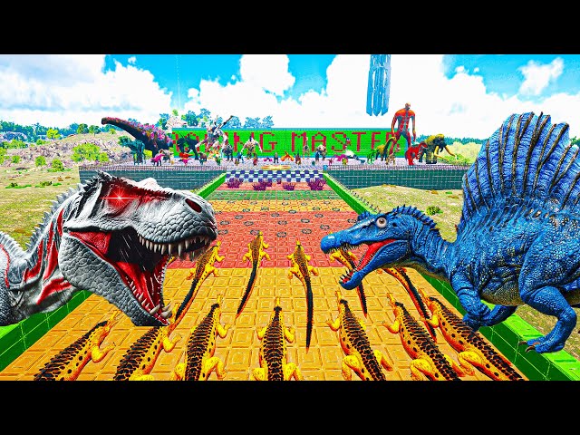 Super T rex Dinosaurs vs Spino Skeleton Adventure - Funny Dinosaurs Comedy Cartoons 2024