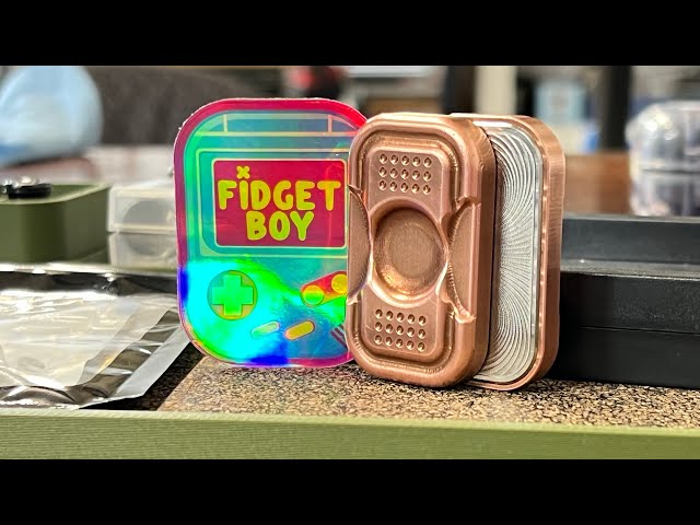 Copper/Stainless Steel BooBooBoy Fidget Slider | Unboxing & First Impressions