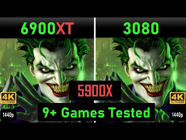 AMD RX 6900XT vs Nvidia RTX 3080 Testing 1440 4K with Ryzen 5900X | 9+ Games Tested