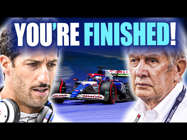 Ricciardo Given DAMNING WARNING With F1 Replacement CONFIRMED!