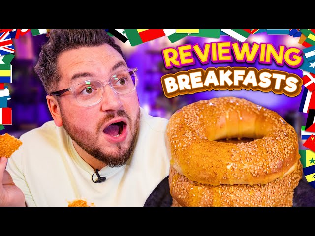 Taste Testing BREAKFASTS from Around the World (GAME)