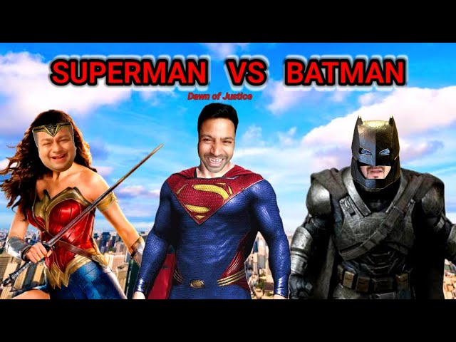Superman vs Batman : Indian Meme Version 🎧 | Lord Puneet | Hindustani Bhau | Indian Meme Legends 🔥