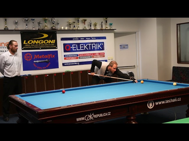 Jan Aleš shot #2 - Final CZ championships - 3-cushion