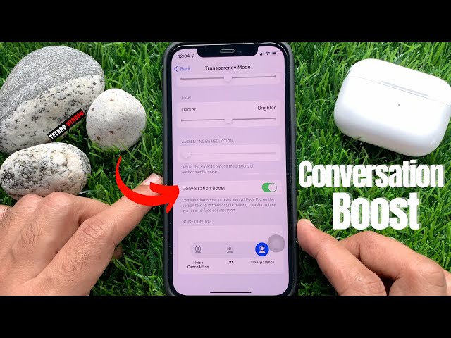 How to Enable Conversation Boost on AirPods Pro