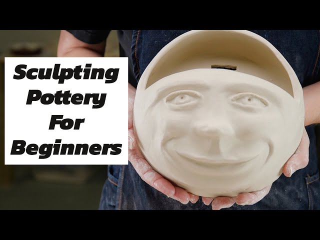 Pottery Sculpting for Beginners - How to Sculpt a Face in Pottery!
