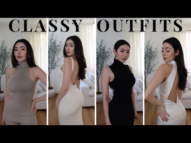 CLASSY OUTFITS FOR SPRING (Meshki Try On Haul--all from the sales section!)