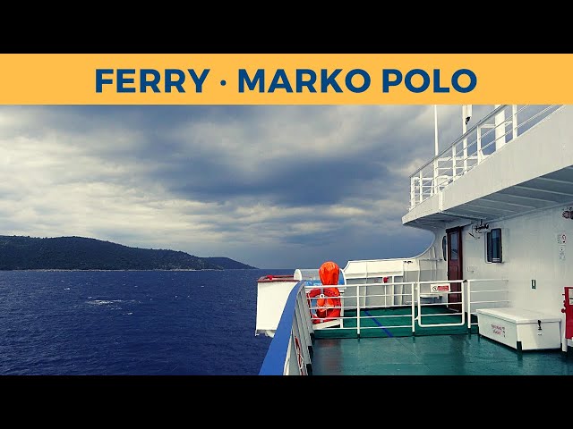 Passage on ferry MARKO POLO, Split - Ancona (Jadrolinija)