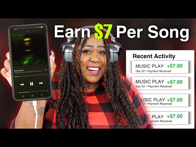 Get Paid $7 Per Song Just By Listening To Music (I Tried It) Make Money Online WORLDWIDE