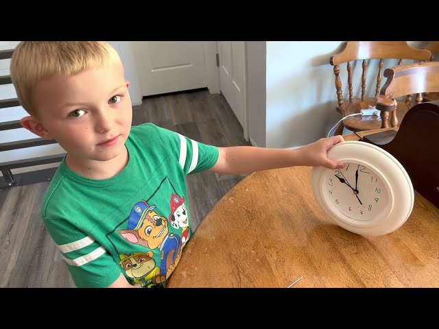 How to make your clock run backward!