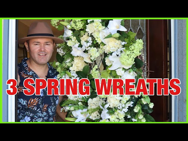3 Spring DIY Wreaths  / How To Make Spring Wreaths Step By Step In 2024 / Ramon At Home