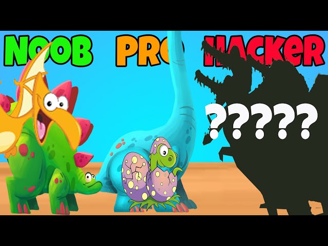 Dino bash 2 NOOB vs PRO vs HACKER @pkpgame mp4 12