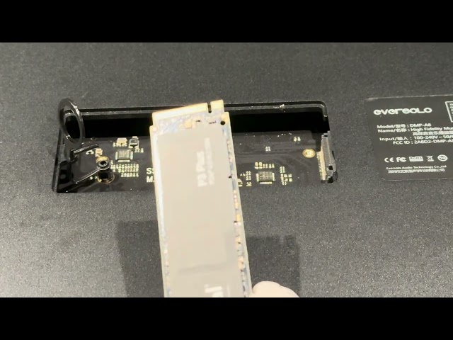 Eversolo DMP-A8 & DMP-A6  SSD CARD INSTALLATION