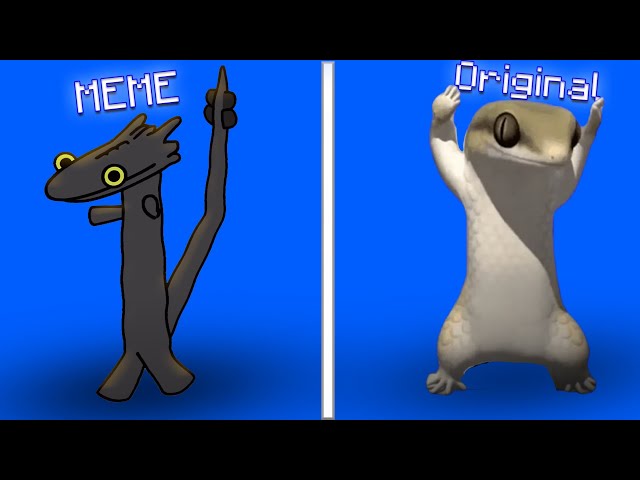 Toothless Dancing But Original Vs Meme