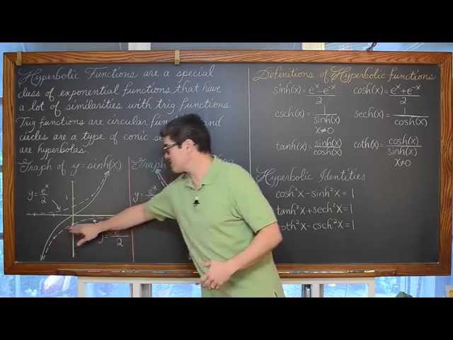 Hyperbolic Functions Introduction 6 Ex Calculus 1 PLEASE READ DESCRIPTION