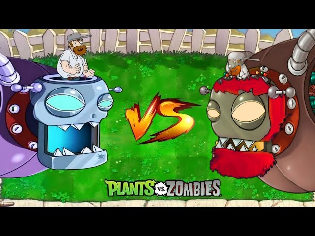 7 Crazy Dave vs 7 Crazy Dave Zombie Epic War - Plants vs Zombies