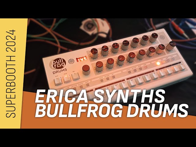 Erica Synths Bullfrog Drums. #superbooth 2024