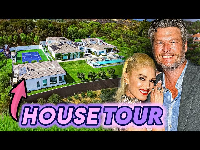 Gwen Stefani & Blake Shelton | House Tour 2020 | New $3 Million Encino House & More