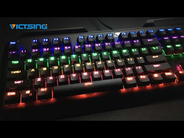 VicTsing Mechanical Gaming Keyboard with Multi-color Backlight REVIEW