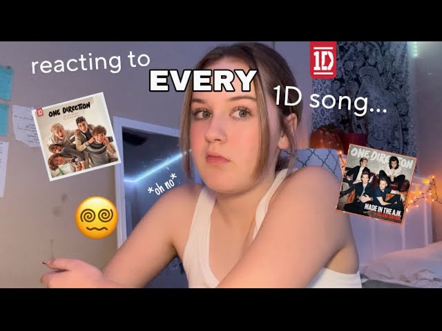 reacting to EVERY One Direction song ever…