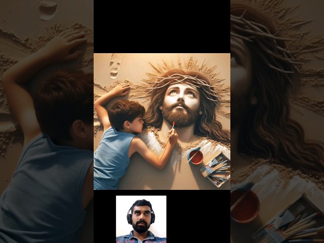 A little child made a amazing picture of Jesus #jesus #trendigshorts #viral #edit #jeuschrist