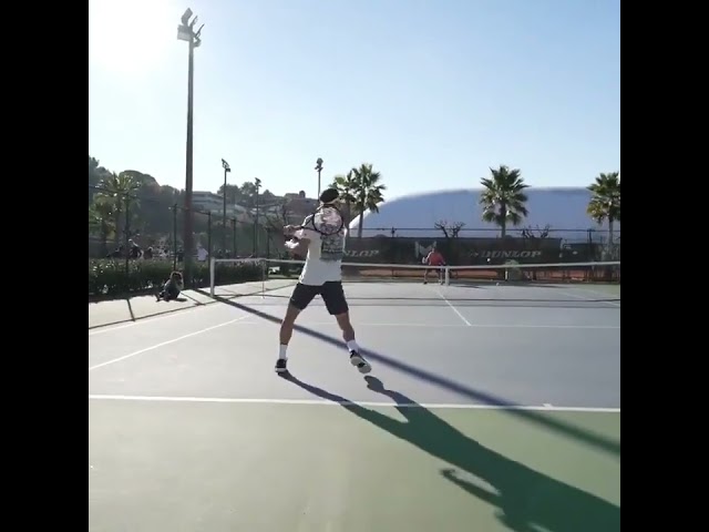 Tennis star Grigor Dimitrov putting in work