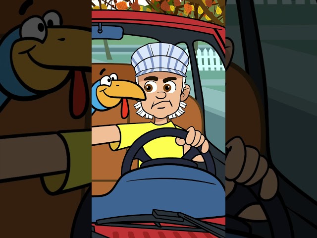 #Shorts - Funny Thanksgiving Song, There's a Turkey in My Car, by The Learning Station