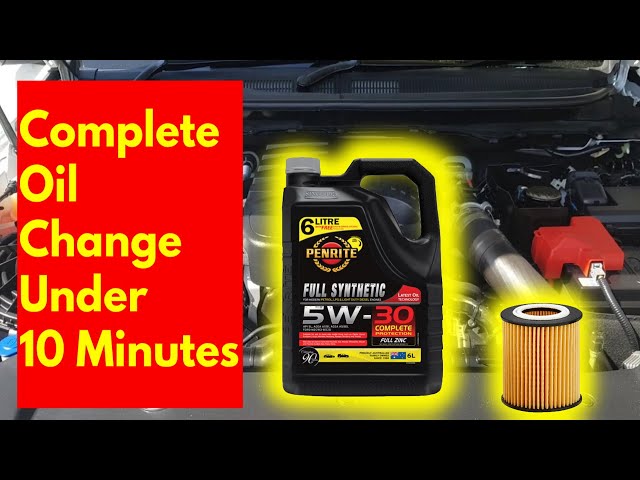 How to do a oil change in under 10 minutes  on a Ford Ranger, Mazda BT 50, Ford Ranger Raptor DIY