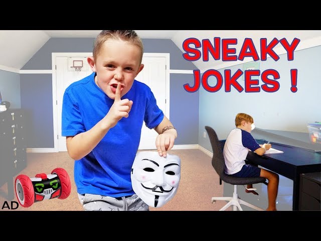 Sneaky Jokes (and Spying) on My Family! With a Robot! Turbo Bot!