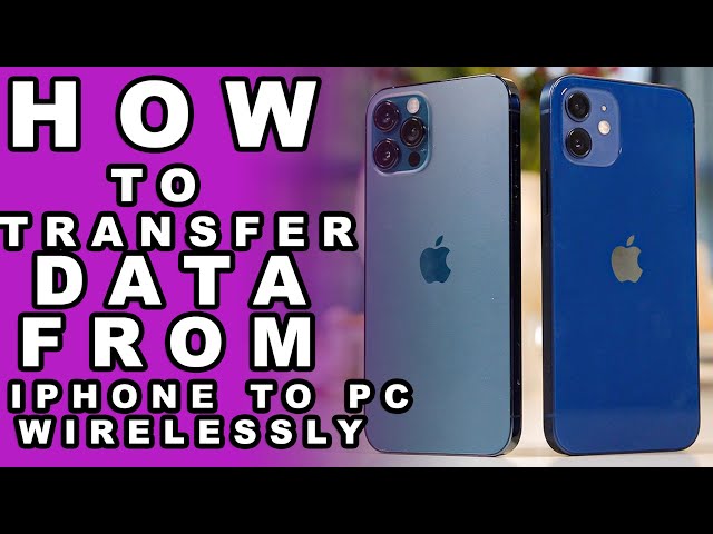 How To Wirelessly  Transfer Data From IPhone To Pc And Android  Without ITunes