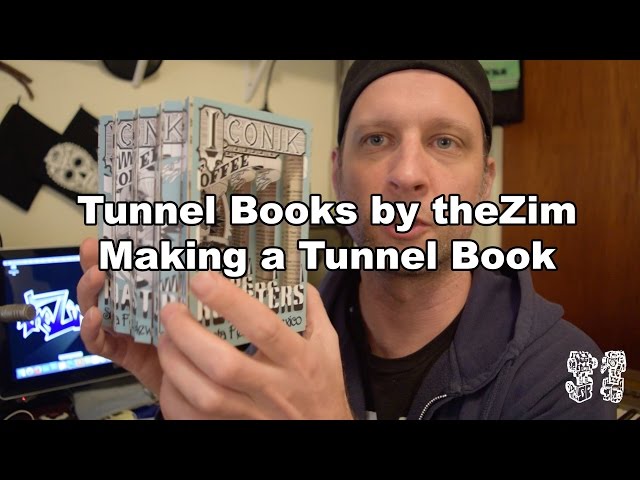 How to: Making a Tunnel book, book art, Tunnel books by theZim BTS
