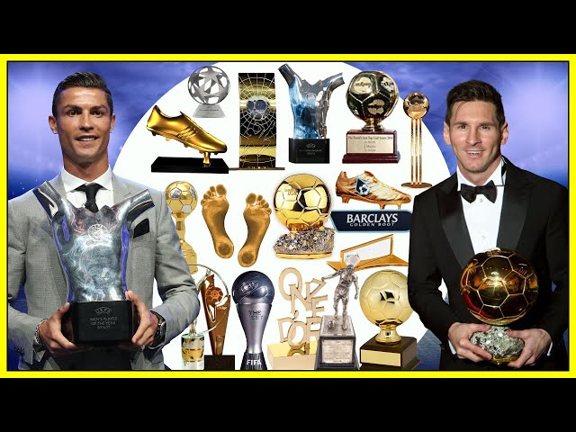 Cristiano Ronaldo Vs Lionel Messi All Individual Awards Compared. Who Won Most Individual Awards ❓