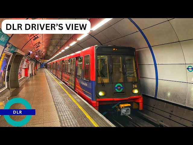DLR London Ride | Drivers View Lewisham To Bank Via Canary Wharf | Docklands Light Railway | 4K