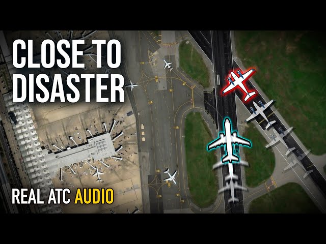 High Stakes: Plane Takes Off as Another Lands. REAL ATC