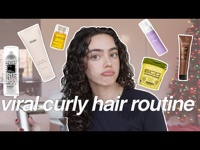 VIRAL TikTok Curly Hair Routine!!!