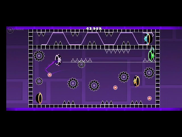 "DUALITY FALL" Level preview 2 (Layout Geometry Dash 2.2)
