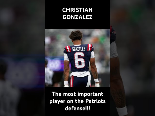 The New England Patriots NEED Christian Gonzalez to be healthy. #patriots #nfl #newengland