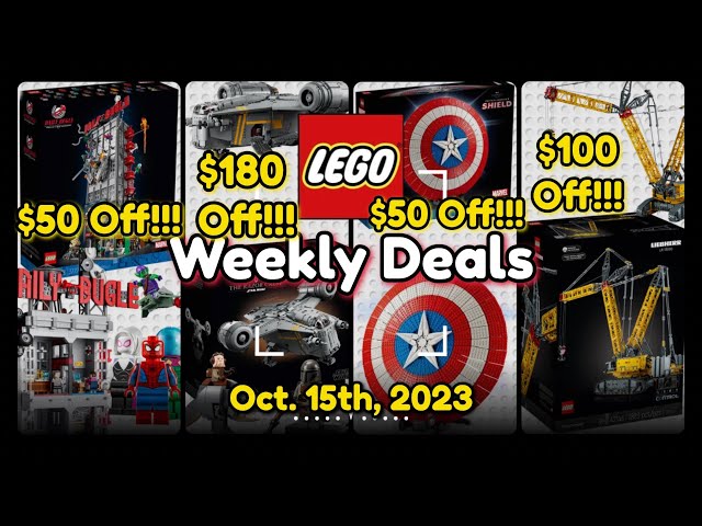 Weekly LEGO Deals!! A BUNCH of Post-Prime Day Sales and HUGE LEGO Deals!!