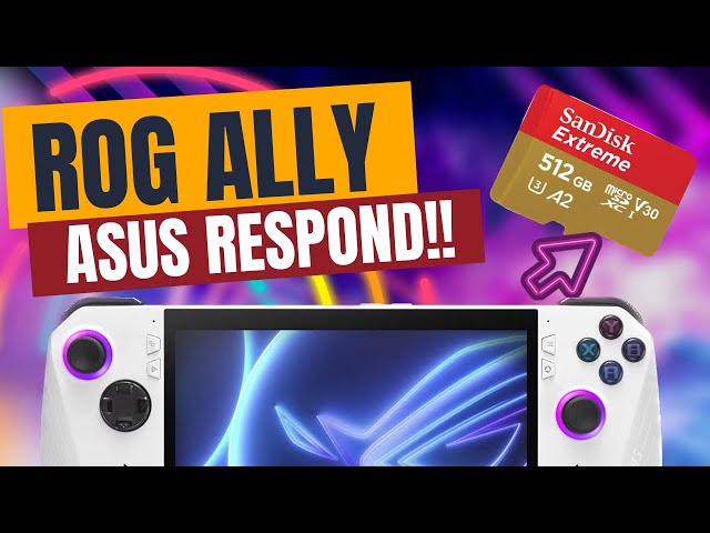 ROG Ally: SD Card issue - ASUS Respond!!