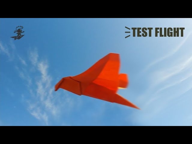 Best Paper Bird Ever- A Paper Airplane Bird-Like that flies Over 100 Feet Test Flight!