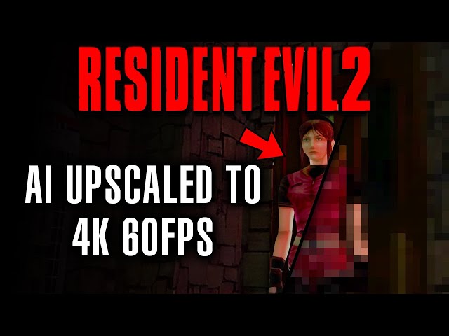 What Resident Evil 2 (1998) would look like at 4K 60fps?